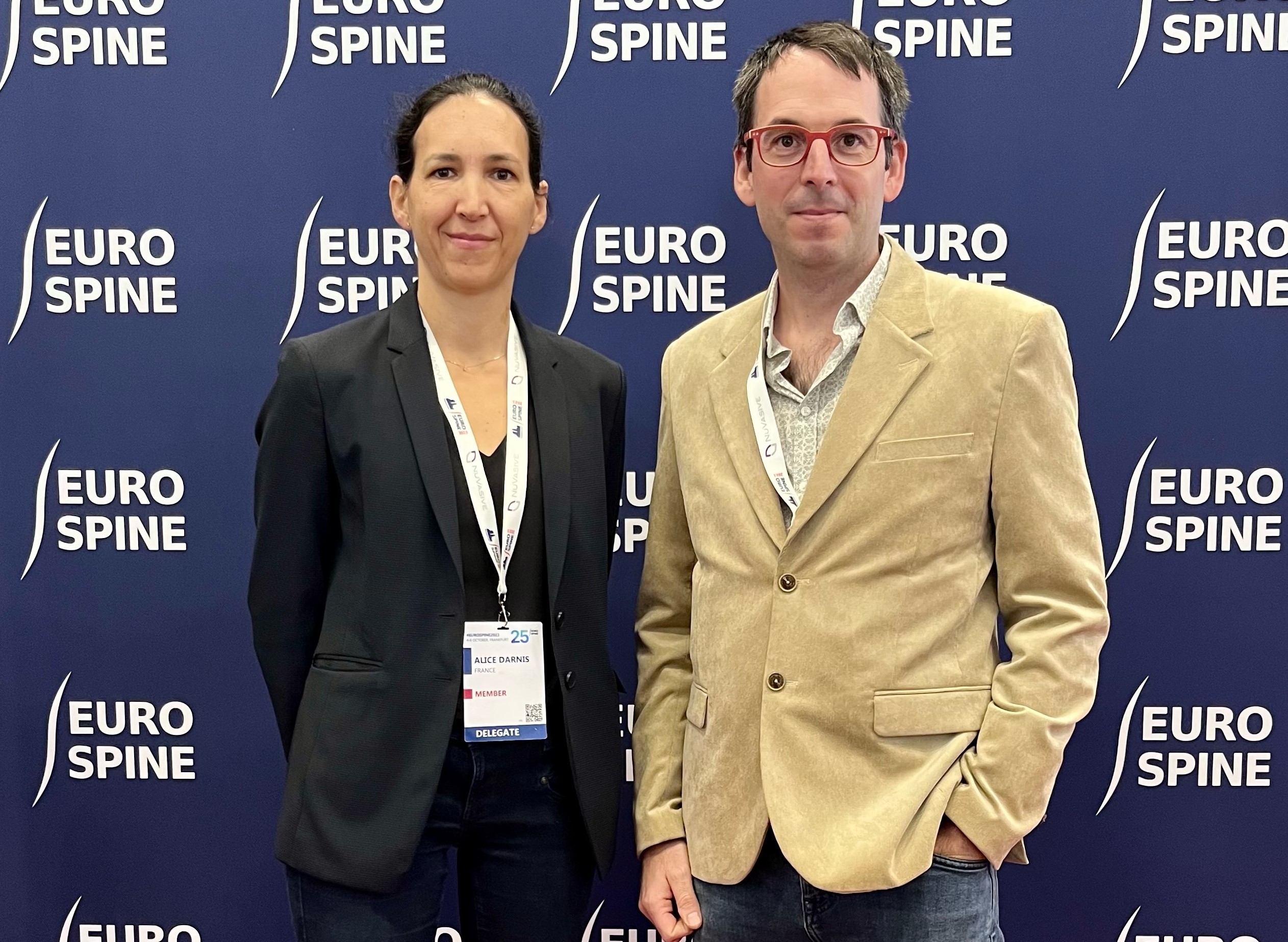 Le Dr Darnis et le Dr Silvestre en congrès à l'Eurospine