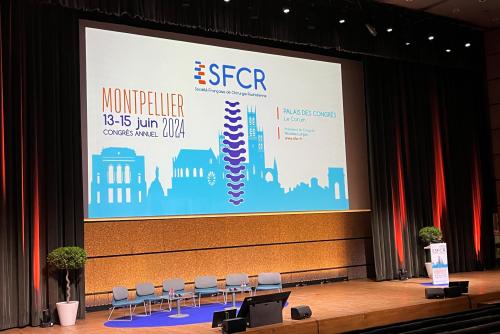 Affiche congrès SFCR du 13 au 15 juin à Montpellier